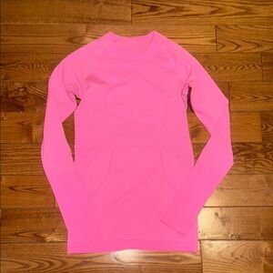 Vibrant Swifty Tech Pink Long Sleeve Top